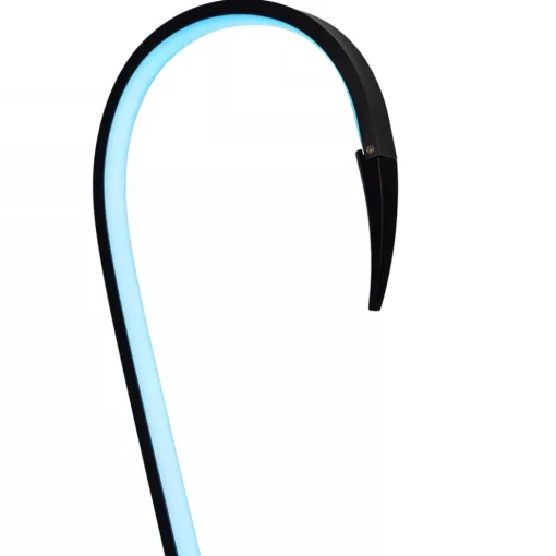 Zwarte vloerlamp flamingo met LED RGB multicolor>Straluma Outlet