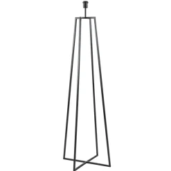 Zwarte vloerlamp modern frame excl. kap>Straluma Best