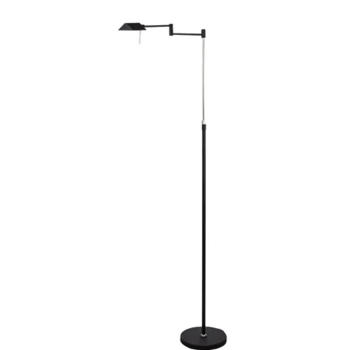Zwarte vloerlamp-leeslamp LED dimbaar>Straluma