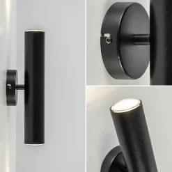 Zwarte wandlamp up+down cilinder GU10></noscript>Straluma Clearance